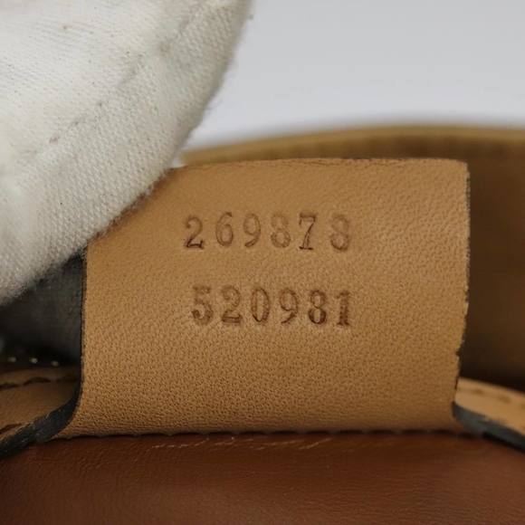 GUCCI Hand Bag Leather Beige Gold 269878 Auth 97401 - Picture 12 of 16